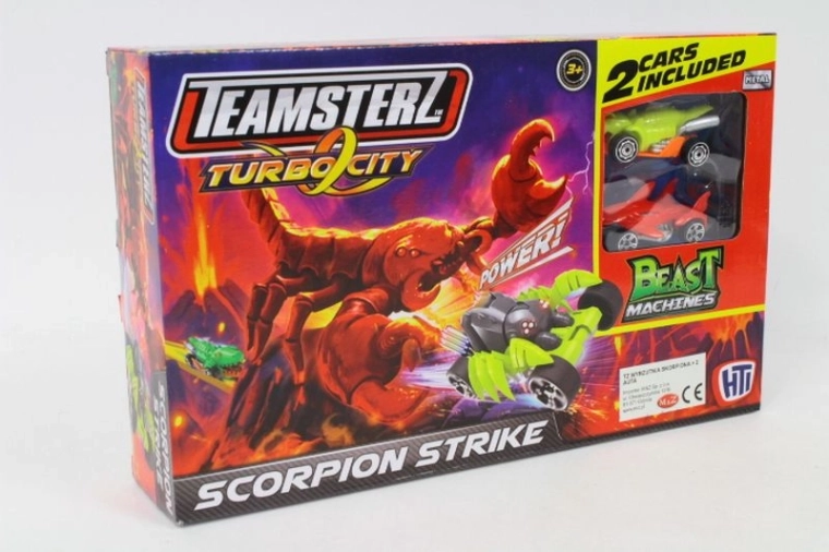 Teamsterz Beast Machines tor: atak skorpiona + 2 autka