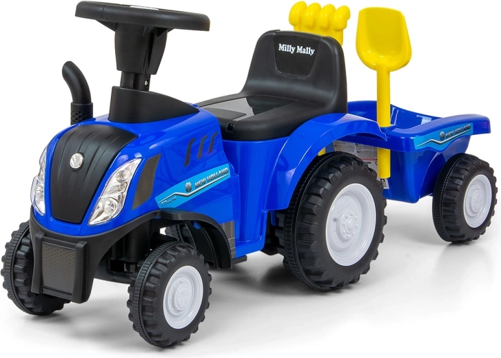 Jeździk traktor NEW HOLLAND T7 z przyczepą – niebieski