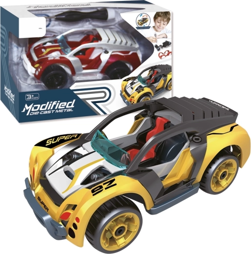 Samochodzik do skręcania z napędem typu pull-back 1:32