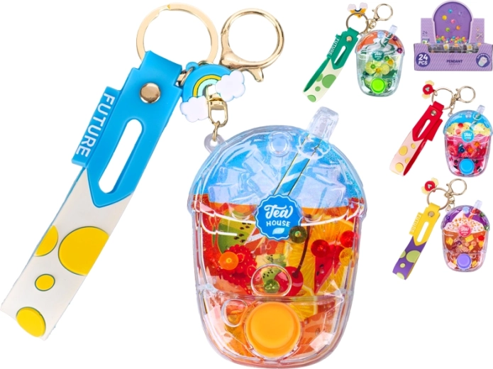 Wodna gra z breloczkiem – kieszonkowa zabawka do treningu motoryki małej