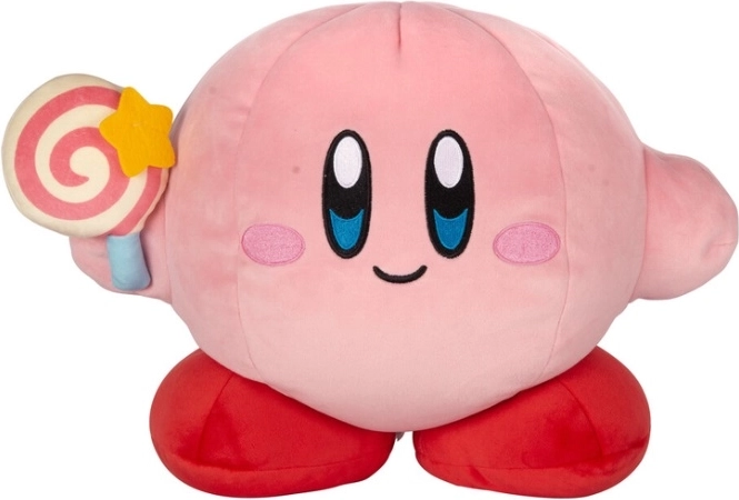 TOMY Mocchi mega pluszak Kirby z lizakiem