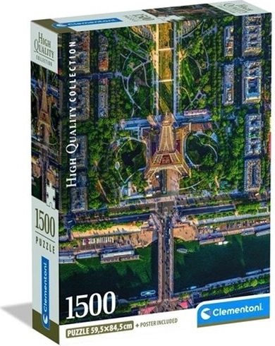 Puzzle Clementoni Flying Over Paris 1500 elementów