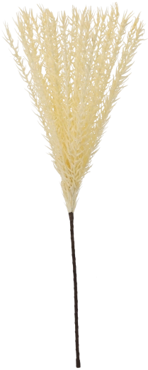 Dekoracyjna trawa 85 cm biała (12 szt.)