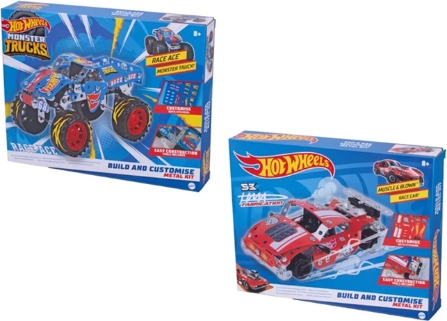 Hot Wheels Metal Tech zestaw konstrukcyjny Monster Trucks