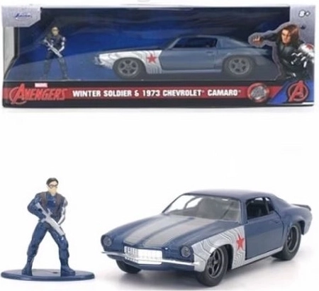Jada Marvel Avengers Winter Soldier i 1973 Chevrolet Camaro 1:32