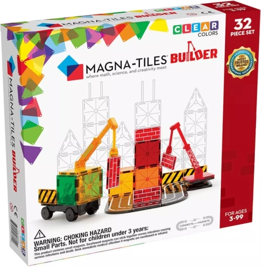 Magna-Tiles magnetyczna układanka Builder (32 elementy)