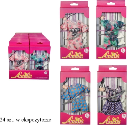 Ubranko dla lalki z akcesoriami