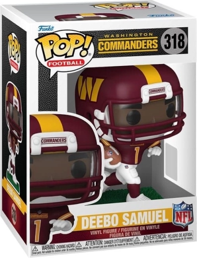 Funko Pop! Football NFL Deebo Samuel – Washington Commanders #318 - 1 szt.