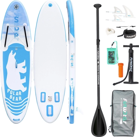 FunWater dmuchana deska SUP POLAR BEAR 10'6 zestaw