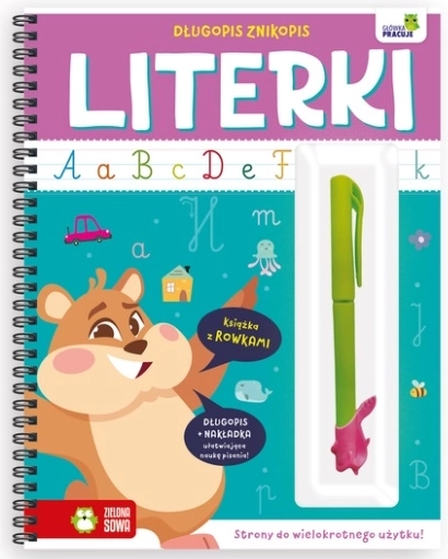 Znikopis – literki (zeszyt edukacyjny z długopisem ze znikającym tuszem)