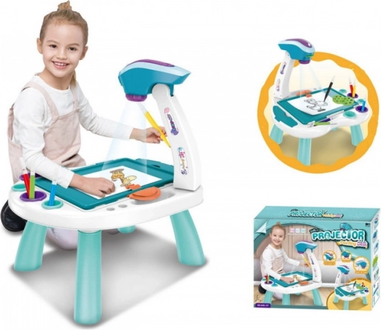 Stolik z projektorem