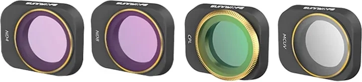 Zestaw filtrów UV, CPL, ND4 i ND8 do DJI Mini 3 Pro