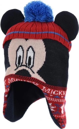 Dziecięca czapka Mickey Mouse z polarową podszewką