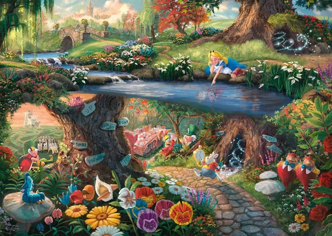 Puzzle Alicja w Krainie Czarów 1000 elementów