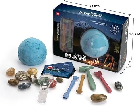 Archeologiczny zestaw minerałów