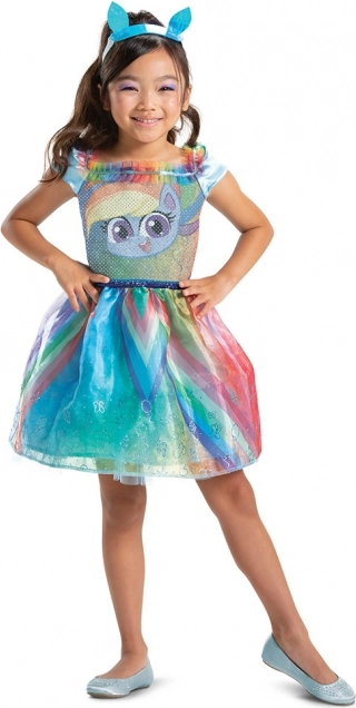 Kostium My Little Pony - Rainbow Dash dla dzieci 4-6 lat