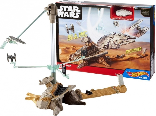 Zestaw do zabawy Star Wars od Hot Wheels z statkami kosmicznymi