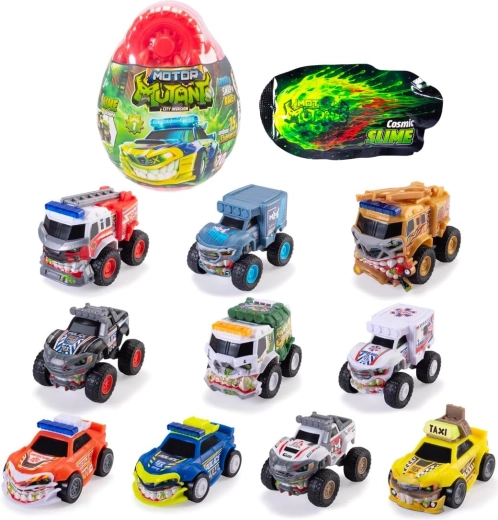 Auto w niespodziankowym jajku MONSTER Motor Mutants od Dickie