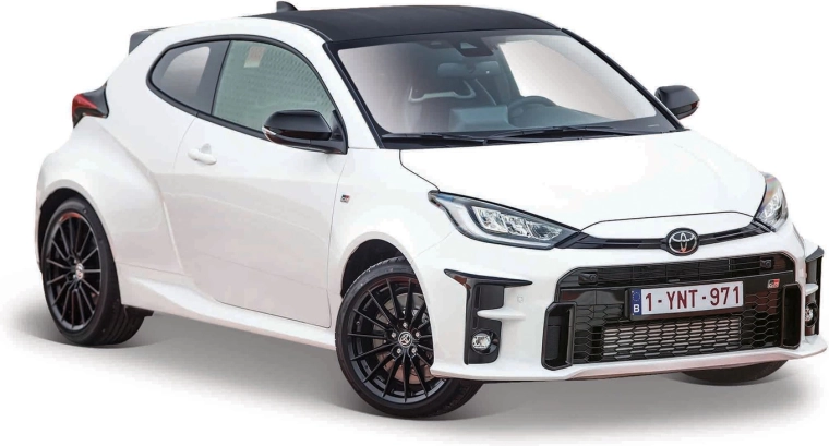 Maisto Toyota GR Yaris 2021 biały 1:24