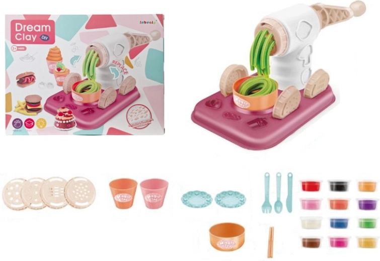 Plastelina z prasą i akcesoriami