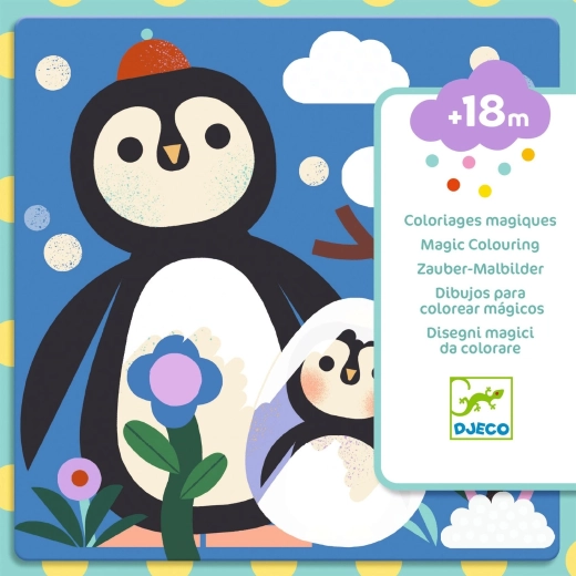 Wodne kolorowanki – zwierzęce maluszki DJECO