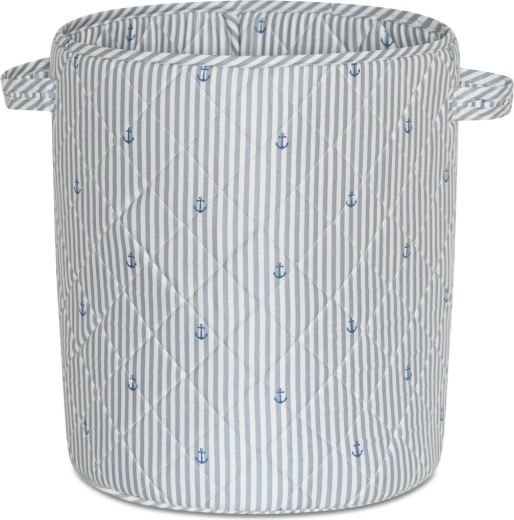 NuuRoo Moe pikowany kosz big stripe anchor