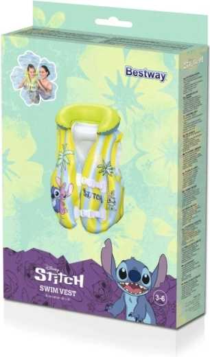 Dziecięca nadmuchiwana kamizelka do pływania STITCH 51 × 46 cm