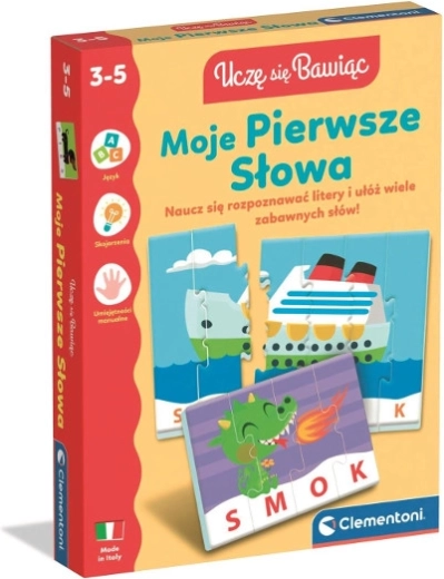 Puzzle Moje pierwsze słowa – edukacyjna gra dla dzieci 3–5 lat
