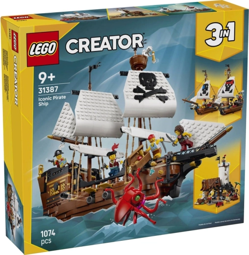 LEGO Creator 3 w 1 Legendarny piracki statek
