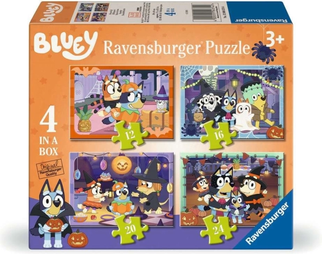 Puzzle Ravensburger Bluey Halloween 4w1 (12, 16, 20, 24 elementy)