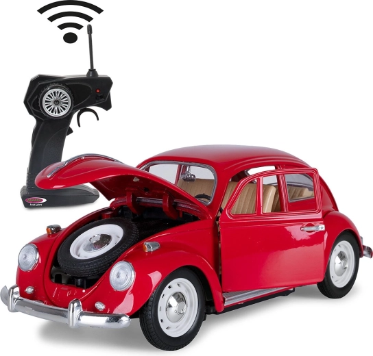 Jamara RC auto VW Beetle Die-Cast 1:18 czerwony 27 MHz – 1 sztuka