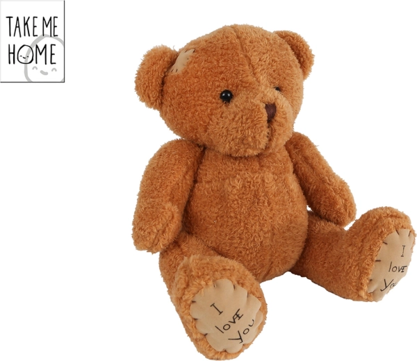 Siedzący pluszowy miś Take Me Home 25 cm