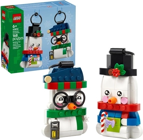 LEGO Iconic ozdoby z bałwankami