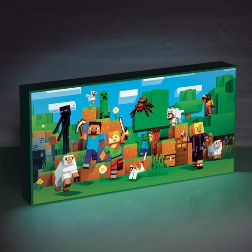 Świecący obraz Minecraft do pokoju dziecięcego