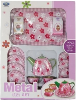 Zestaw naczyń metalowych dla dzieci