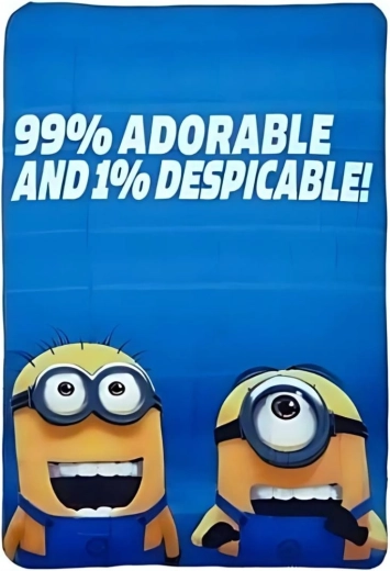 Polarowy koc Minionki
