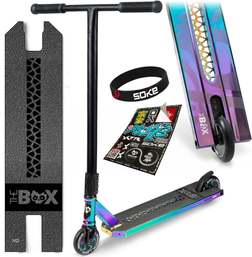 Hulajnoga freestyle Soke Box kameleon (SCS, ABEC-9, Hollow Core 110 mm)