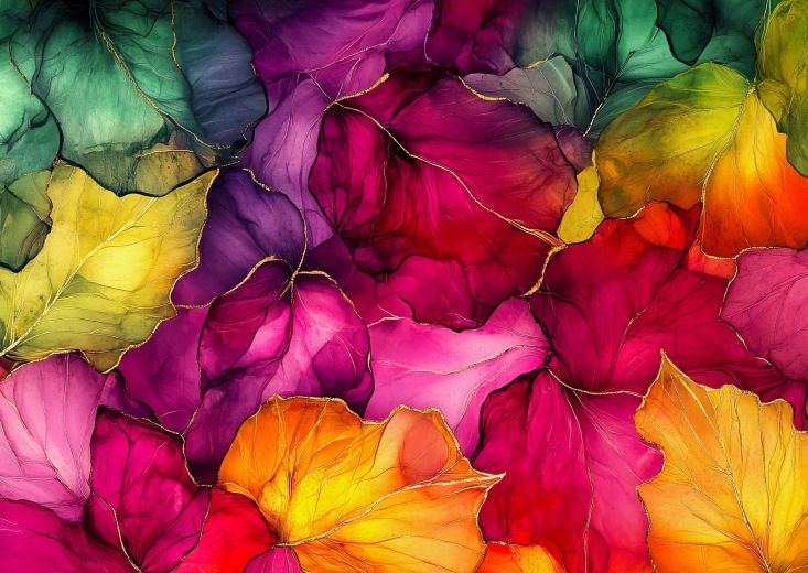 Puzzle Enjoy Abstrakcyjne jesienne liście 1000 elementów