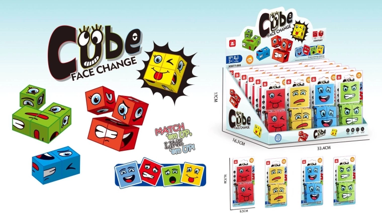 Magiczna kostka z uśmiechem – antystresowa zabawka