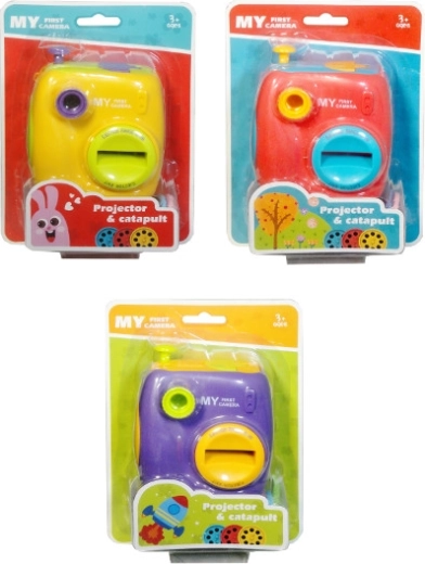 Projektor i katapulta 2w1 – dziecięcy aparat fotograficzny