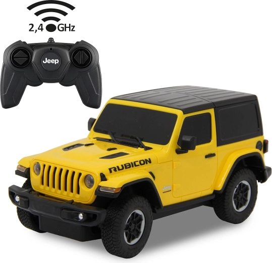 Jamara Jeep Wrangler JL samochód RC 1:24 żółty 2,4 GHz - 1 sztuka