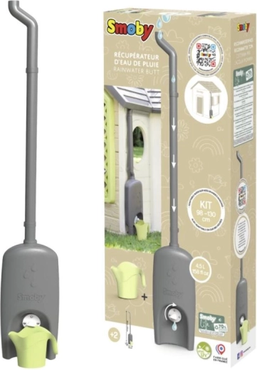 Rynna ze zbiornikiem na deszczówkę i konewką do domków SMOBY