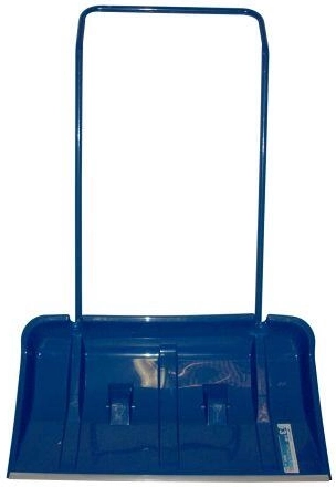 Pług do śniegu z aluminiową listwą i kółkami 82 × 42 cm