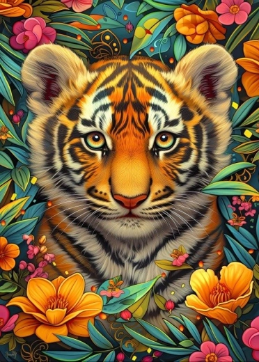 Puzzle Ziemskie maluszki 300 elementów BLUEBIRD