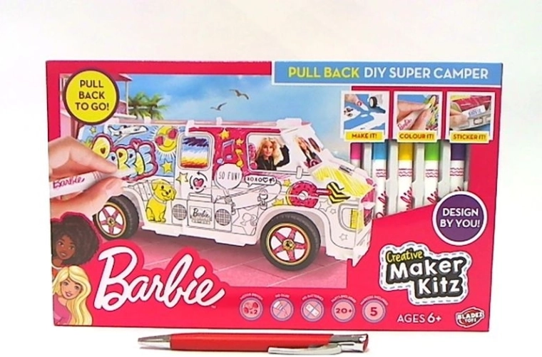 Barbie maker kit – pomaluj kampera