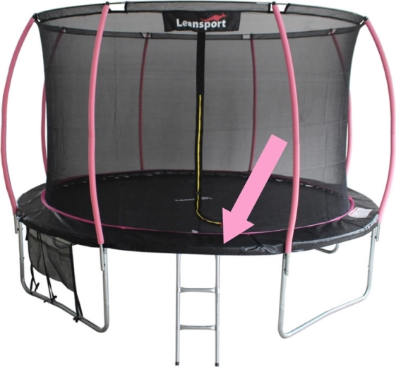 Osłona sprężyn do trampoliny Sport Max 10 ft czarno‑różowa