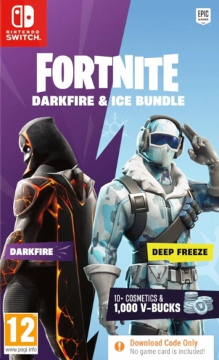 Nintendo Switch FORTNITE Darkfire & Ice Bundle – cyfrowy pakiet z 1 000 V‑Bucks