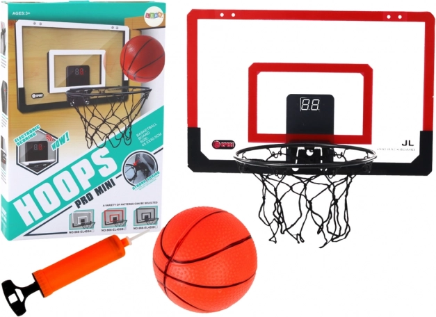 Domowy kosz do koszykówki z elektronicznym licznikiem i efektami dźwiękowymi