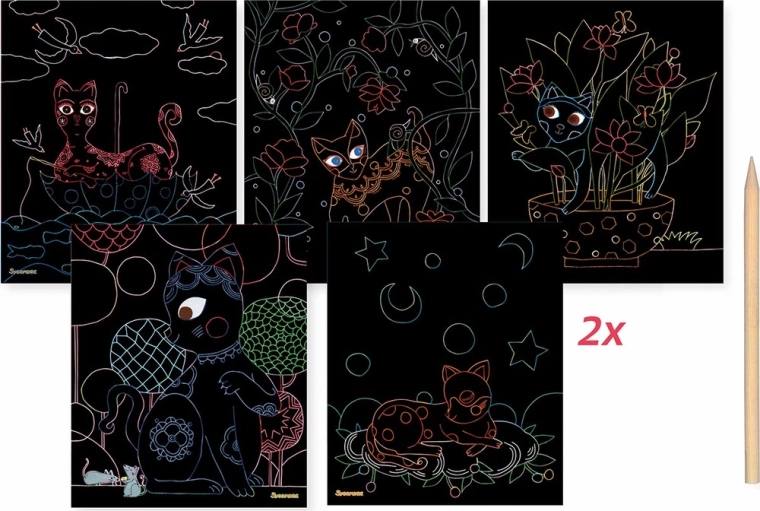 Artissimo wydrapywanki – koty