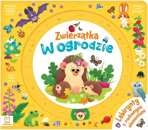 Zwierzątka w ogrodzie – labirynt z ruchomymi elementami